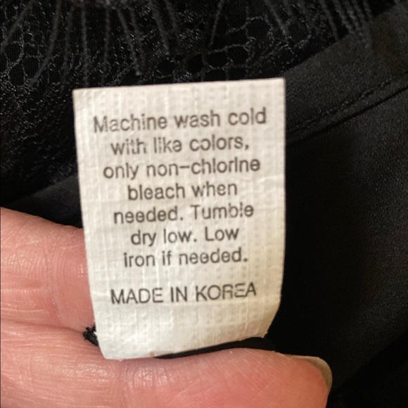 Black Satin Lace Inset Slip Nightie with Crisscross Back, NWT - Picture 5 of 12